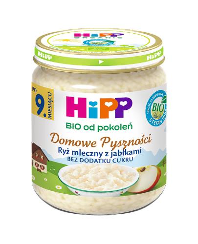 HiPP BIO od pokoleń, Ryż mleczny z jabłkami, po 9. m-cu, 200 g, cena, opinie, właściwości