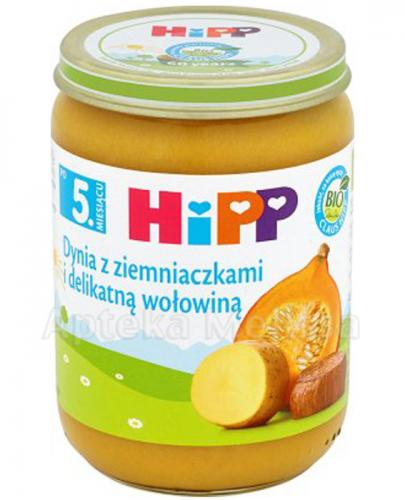  HIPP BIO Dynia z ziemniaczkami i delikatną wołowiną po 5 miesiącu - 190 g - Apteka internetowa Melissa  