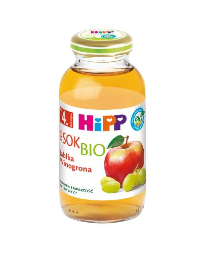  HiPP BIO Jabłka-Winogrona sok 100% po 4 miesiącu - 200 ml  - Apteka internetowa Melissa  
