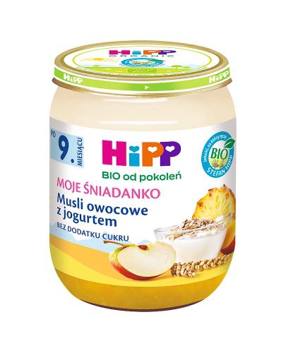 HIPP BIO MOJE ŚNIADANKO Musli owocowe z jogurtem po 9 m-cu - 160 g