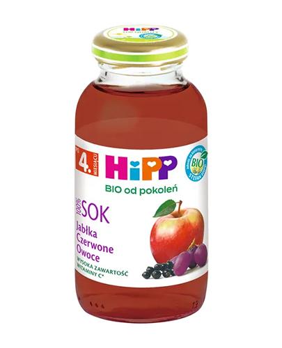 HIPP BIO od pokoleń Jabłka-Czerwone owoce z wodą źródlaną BIO, 200 ml - Apteka internetowa Melissa  