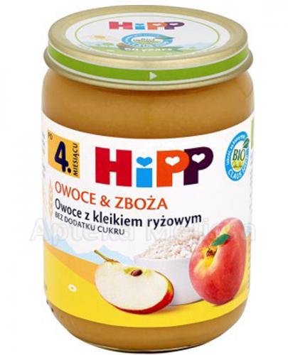  HIPP BIO OWOCE & ZBOŻA Owoce z kleikiem ryżowym po 4 miesiącu - 190 g - Apteka internetowa Melissa  