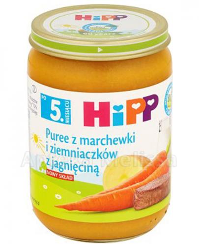 HIPP BIO Puree z marchewki i ziemniaczków z jagnięciną po 5 miesiącu - 190 g - Apteka internetowa Melissa  