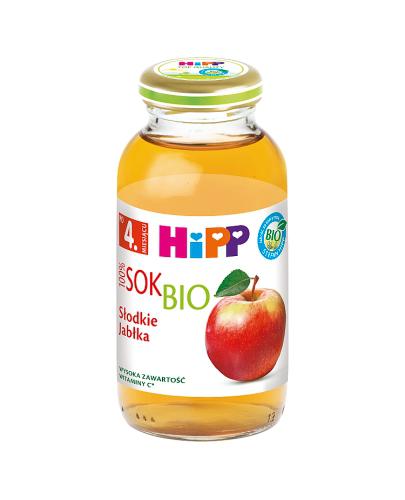  HiPP BIO Słodkie jabłka sok 100% po 4 miesiącu - 200 ml  - Apteka internetowa Melissa  