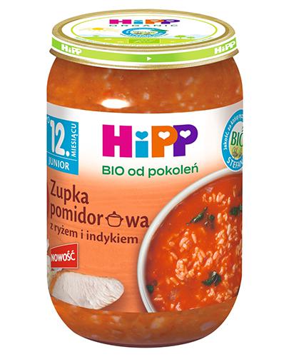 Hipp Bio Zupka pomidorowa z ryżem i indykiem po 12. miesiącu, 250 g, cena, opinie, wskazania - Apteka internetowa Melissa  