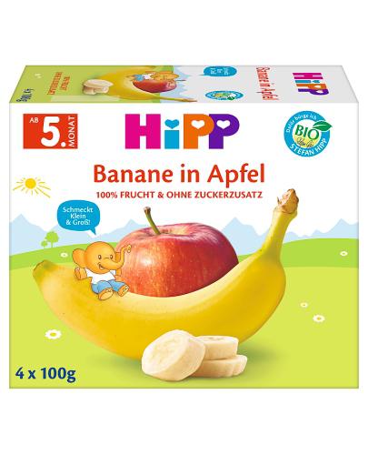  HIPP Owocowa Chwila Jabłka-Banany po 4 miesiącu - 4 x 100 g - Apteka internetowa Melissa  