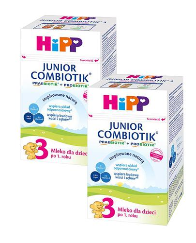  Hipp Junior Combiotik 3 Dla małych dzieci po 1. roku, 2 x 550 g, cena, opinie, wskazania - Apteka internetowa Melissa  