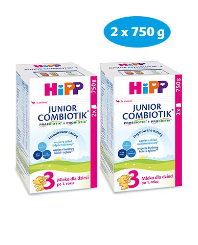  Hipp Junior Combiotik 3 Dla małych dzieci po 1. roku, 2 x 750 g, cena, opinie, właściwości - Apteka internetowa Melissa  