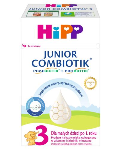  Hipp Junior Combiotik 3 Dla małych dzieci po 1. roku , 550 g, cena, opinie, właściwości - Apteka internetowa Melissa  