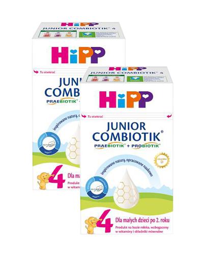  Hipp Junior Combiotik 4 Dla małych dzieci po 2. roku, 2 x 550 g, cena, opinie, wskazania - Apteka internetowa Melissa  