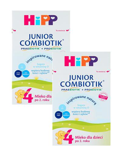  Hipp Junior Combiotik 4 Dla małych dzieci po 2. roku, 2 x 550 g, cena, opinie, stosowanie - Apteka internetowa Melissa  