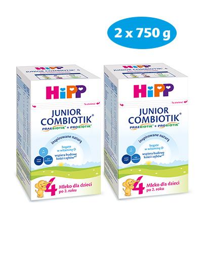  Hipp Junior Combiotik 4 Dla małych dzieci po 2. roku, 2 x 750 g, cena, opinie, właściwości - Apteka internetowa Melissa  