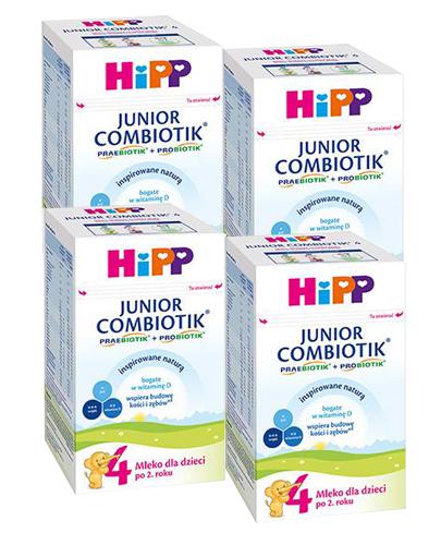  Hipp Junior Combiotik 4 Dla małych dzieci po 2. roku , 4 x 750 g, cena, opinie, właściwości - Apteka internetowa Melissa  
