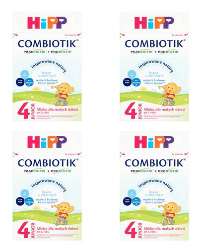  HIPP JUNIOR COMBIOTIK 4 Dla małych dzieci po 2. roku, 4 x 600 g, cena, opinie, wskazania - Apteka internetowa Melissa  
