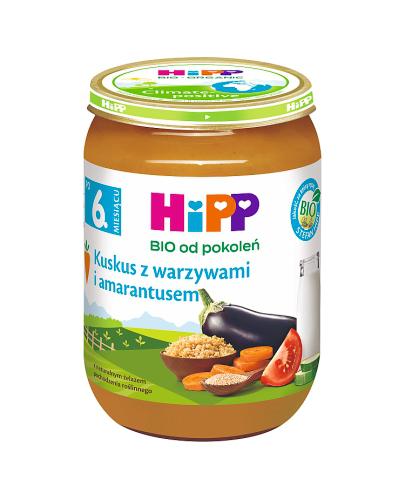 Hipp Kuskus z warzywami i amarantusem BIO, 190 g, cena, opinie, skład - Apteka internetowa Melissa