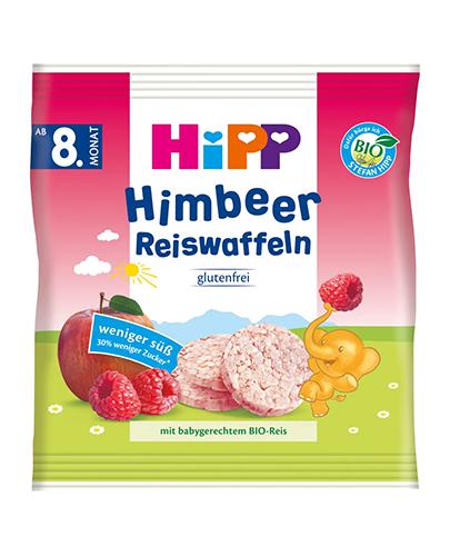 HiPP Malinowe Wafelki ryżowe, 30 g, cena, skład, opinie - Apteka internetowa Melissa