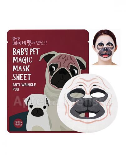  HOLIKA HOLIKA Baby Pet Magic Mask Sheet Pug maseczka na bawełniane płachcie - 1 szt. - Apteka internetowa Melissa  