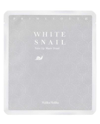  Holika Holika Prime Youth White Snail Tone Up Maseczka na bawełnianej płachcie - 30 g - cena, opinie, skład - Apteka internetowa Melissa  