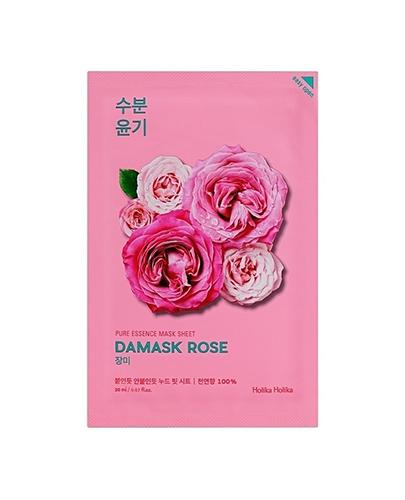 HOLIKA HOLIKA Pure Essence Mask Sheet DAMASK ROSE maseczka na bawełnianej płachcie - 1 szt. - anti-aging - cena, właściwości, opinie