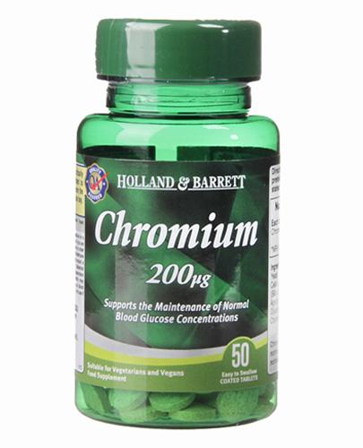 HOLLAND&BARRETT Chrom 200 ug - 50 tabl. - Apteka internetowa Melissa