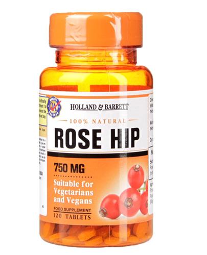 HOLLAND&BARRETT Dzika róża 750 mg - 120 tabl. Przy uczuciu przewlekłego zmęczenia. - Apteka internetowa Melissa