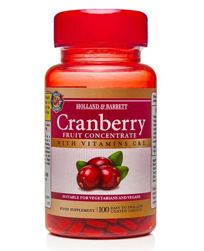 HOLLAND&BARRETT Ekstrakt z żurawiny - 100 tabl. - Apteka internetowa Melissa