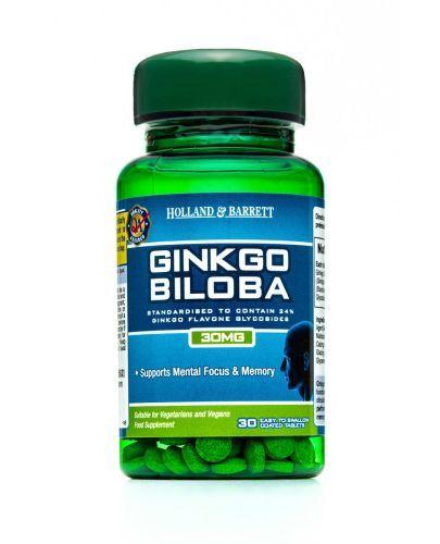 HOLLAND&BARRETT Ginkgo biloba 30 mg - 30 tabl. - Apteka internetowa Melissa