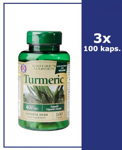 HOLLAND&BARRETT Kurkuma 400 mg - 3 x 100 kaps. - Apteka internetowa Melissa