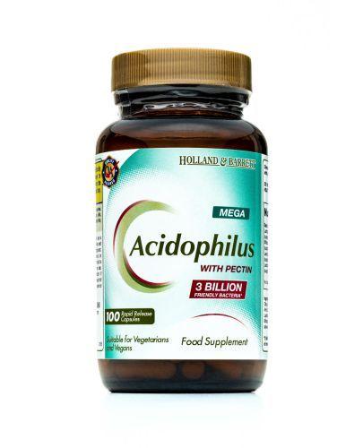 HOLLAND&BARRETT Mega acidophilus z pektyną - 100 kaps. - Apteka internetowa Melissa