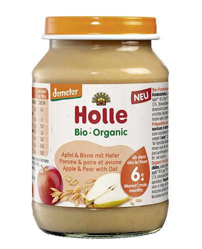  Holle Bio Deser dla niemowląt jabłko & gruszka z owsem od 6 miesiąca, 190 g - Apteka internetowa Melissa  