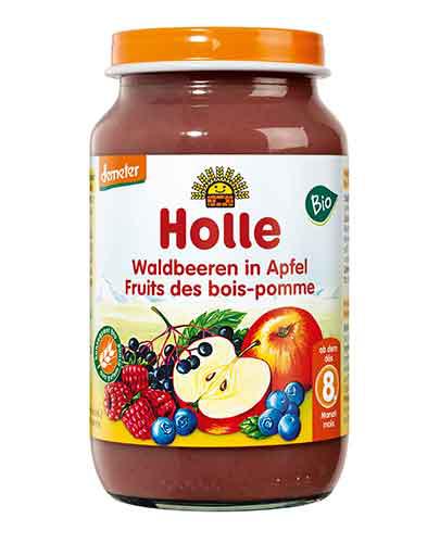 HOLLE Czarna jagoda w jabłku - 220 g - Apteka internetowa Melissa
