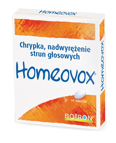 HOMEOVOX - 60 tabl. - Apteka internetowa Melissa