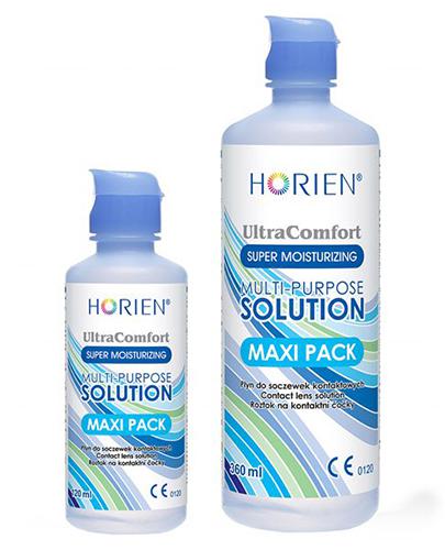 Horien Ultra comfort Maxi pack płyn do soczewek kontaktowych, 360 ml + 120 ml, cena, opinie, stosowanie - Apteka internetowa Melissa