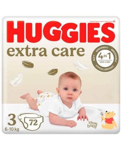  Huggies Extra Care 3 Pieluchy 6-10 kg, 72 sztuki - Apteka internetowa Melissa  