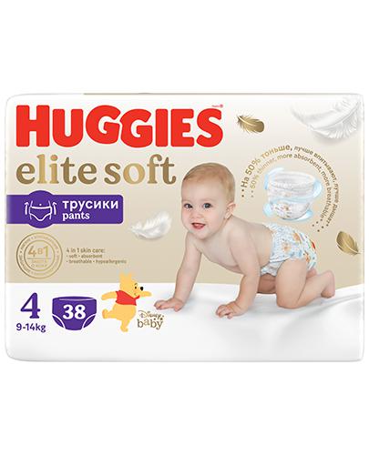  Huggies Elite Soft 4 Pieluchomajtki 9-14 kg, 38 sztuk - Apteka internetowa Melissa  