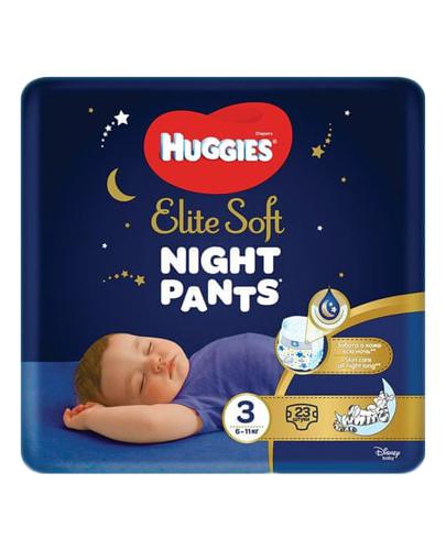  Huggies Elite Soft Overnight 3 Majtki Nocne 6 - 11 kg, 23 sztuki - Apteka internetowa Melissa  
