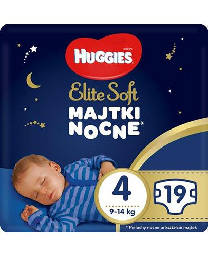  Huggies Elite Soft Overnightes 4 Majtki Nocne 9 -14 kg, 19 sztuk - Apteka internetowa Melissa  