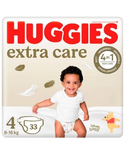  HUGGIES Extra Care Jumbo 4, 8-16 kg, 33 sztuki - Apteka internetowa Melissa  