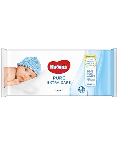 Huggies Pure Extra Care Chusteczki nawilżane, 56 sztuk