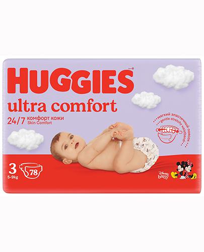  Huggies Ultra Comfort 3 Pieluchy 5-9 kg, 78 sztuk - Apteka internetowa Melissa  