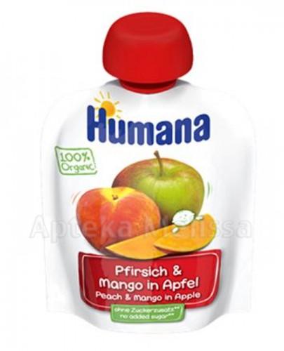 HUMANA 100% ORGANIC Mus Jabłko-Brzoskwinia-Mango po 8 miesiącu - 90 g - Apteka internetowa Melissa