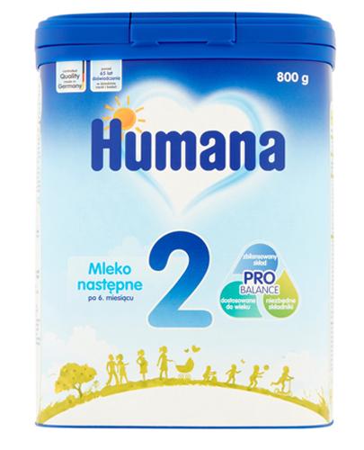 HUMANA 2 Mleko modyfikowane w proszku następne dla niemowląt - 800 g - Apteka internetowa Melissa