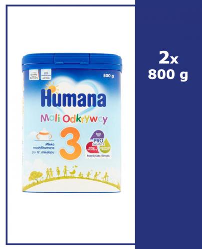  HUMANA 3 Mleko modyfikowane w proszku  - 2 x 800 g  - Apteka internetowa Melissa  