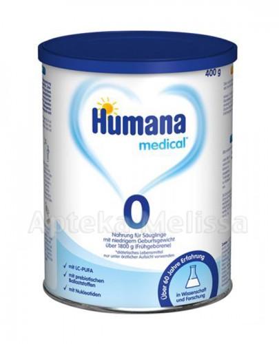 HUMANA 0 Mleko dla wcześniaków - 400 g - Apteka internetowa Melissa