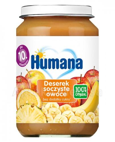 HUMANA 100% ORGANIC Deserek soczyste owoce - 190 g - Apteka internetowa Melissa