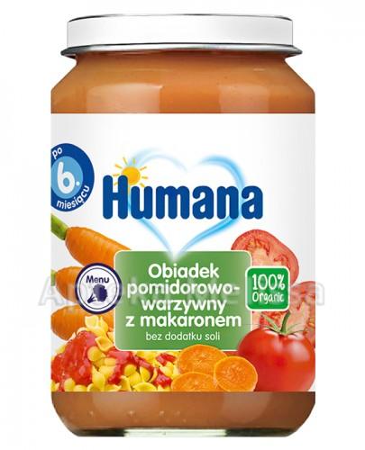 HUMANA 100% ORGANIC pomidorowo-warzywny z makaronem - 190 g - Apteka internetowa Melissa