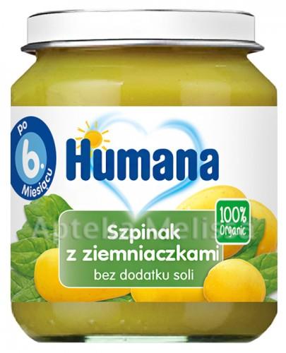 HUMANA 100% ORGANIC Szpinak z ziemniaczkami - 125 g - Apteka internetowa Melissa