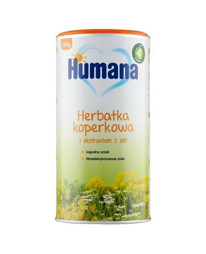  Humana Herbatka koperkowa z ekstraktem z ziół po 4 m-cu - 200 g  - Apteka internetowa Melissa  