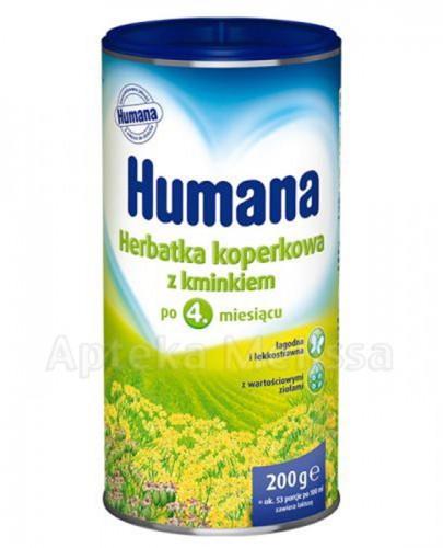 HUMANA Herbatka koperkowa z kminkiem po 4 miesiącu życia - 200 g - Apteka internetowa Melissa