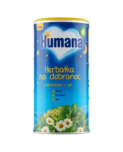  Humana Herbatka na dobranoc z ekstraktem z ziół po 4 m-cu - 200 g - cena, opinie, właściwości  - Apteka internetowa Melissa  